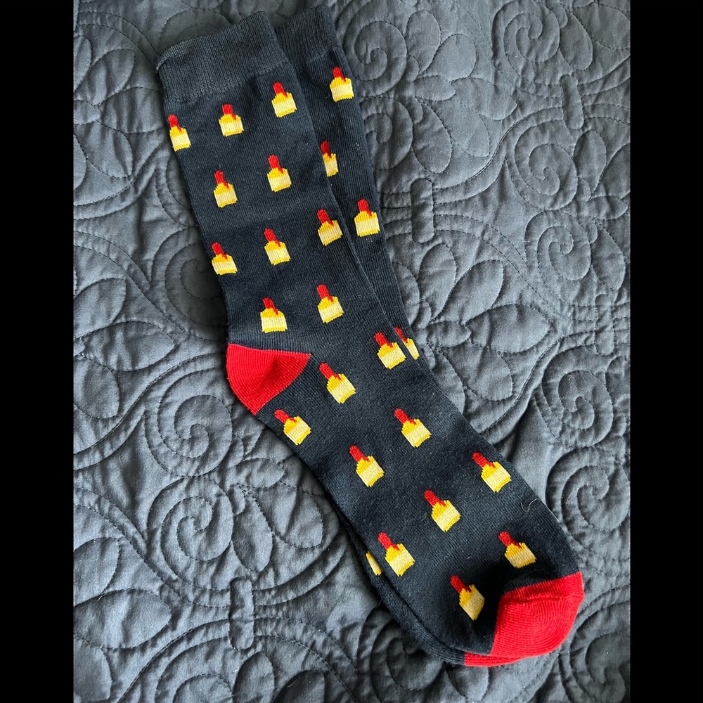 Mens makers mark novelty whiskey socks
